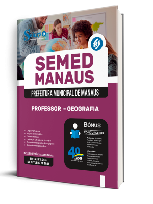 Apostila SEMED MANAUS 2025 - Professor - Geografia - Imagem 2