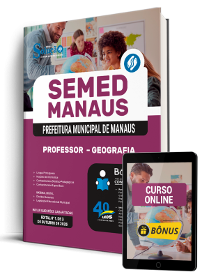 Apostila SEMED MANAUS 2025 - Professor - Geografia - Imagem 1