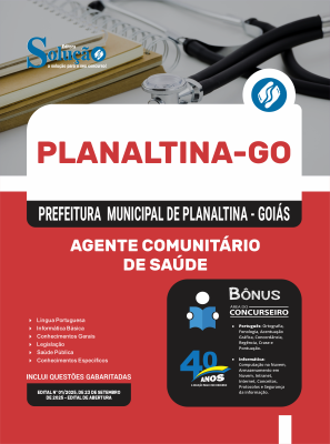 Apostila Prefeitura de Planaltina - GO 2025 - Agente Comunitário de Saúde - Imagem 3