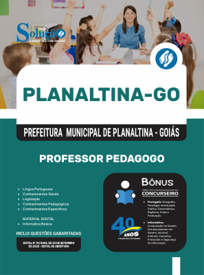 Apostila Prefeitura de Planaltina - GO 2025 - Professor Pedagogo - Imagem 3