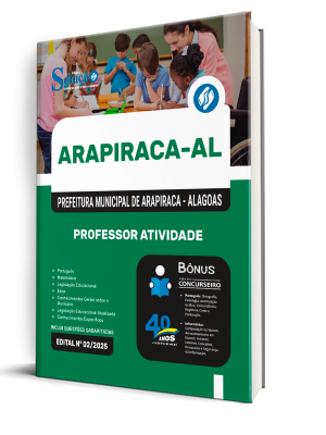 Apostila Prefeitura de Arapiraca - AL 2025 - Professor Atividade - Educação Infantil e Anos Iniciais - Imagem 2