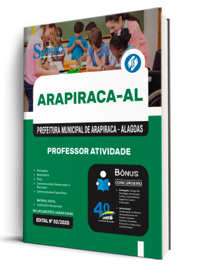 Apostila Prefeitura de Arapiraca - AL 2025 - Professor Atividade - Educação Infantil e Anos Iniciais - Imagem 2