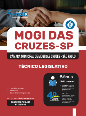 Apostila Câmara de Mogi das Cruzes - SP 2025 - Técnico Legislativo - Imagem 3