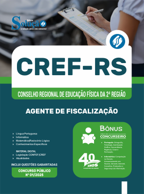 Apostila CREF-RS 2025 - Agente de Fiscalização - Imagem 3