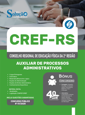 Apostila CREF-RS 2025 - Auxiliar de Processos Administrativos - Imagem 3