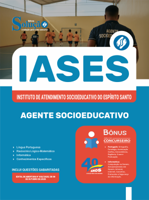 Apostila IASES em PDF 2025 - Agente Socioeducativo - Imagem 1