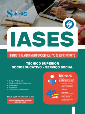 Apostila IASES 2025 - Técnico Superior Socioeducativo - Serviço Social - Imagem 3