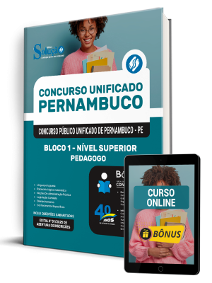 Apostila Concurso Unificado Pernambuco 2025 - Bloco 1 - Nível Superior - Pedagogo - Imagem 1