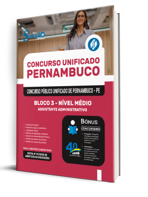 Apostila Concurso Unificado Pernambuco 2025 - Bloco 3 - Nível Médio - Assistente Administrativo - Imagem 2