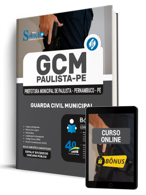 Apostila Prefeitura de Paulista - PE 2025 - Guarda Civil Municipal - Imagem 1