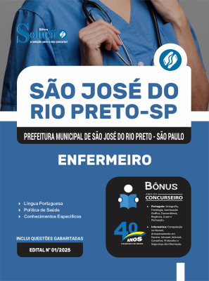 Apostila Prefeitura de São José do Rio Preto - SP 2025 - Enfermeiro - Imagem 3