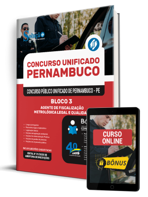 Apostila CPU-PE 2025 - Bloco 3 - Agente de Fiscalização Metrológica Legal e Qualidade - Imagem 1