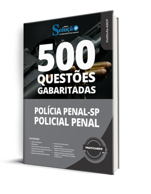 Caderno de Questões Polícia Penal - Policial Penal - 500 Questões Gabaritadas - Imagem 1