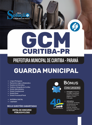 Apostila Prefeitura de Curitiba - PR 2025 - Guarda Civil Municipal - Imagem 3