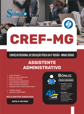 Apostila CREF-MG 2025 - Assistente Administrativo - Imagem 3