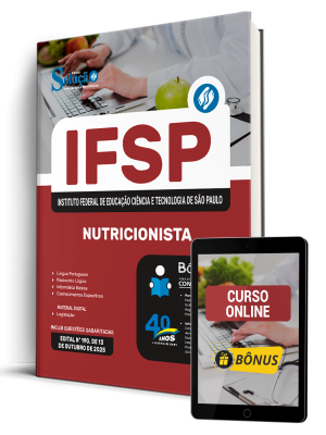 Apostila IFSP 2025 - Nutricionista - Imagem 1