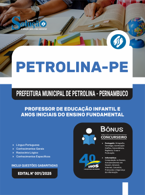 Apostila Prefeitura de Petrolina - PE 2025 - Professor de Educação Infantil e Anos Iniciais do Ensino Fundamental - Imagem 3