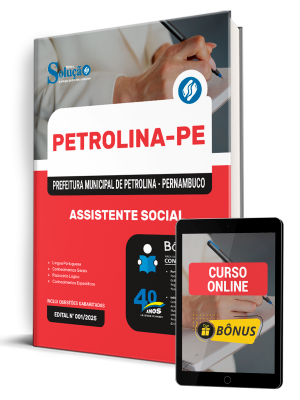 Apostila Prefeitura de Petrolina - PE 2025 - Assistente Social - Imagem 1