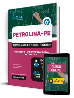 Apostila Prefeitura de Petrolina - PE 2025 - Professor de Anos Finais do Ensino Fundamental – Matemática - Imagem 1