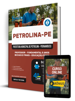 Apostila Prefeitura de Petrolina - PE 2025 - Professor do Ensino Fundamental Anos Iniciais e Finais – Educação Física - Imagem 1
