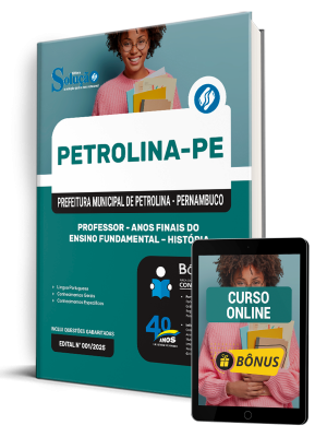Apostila Prefeitura de Petrolina - PE 2025 - Professor de Anos Finais do Ensino Fundamental – História - Imagem 1