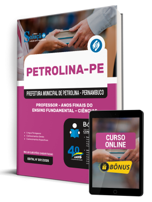 Apostila Prefeitura de Petrolina - PE 2025 - Professor de Anos Finais do Ensino Fundamental – Ciências - Imagem 1