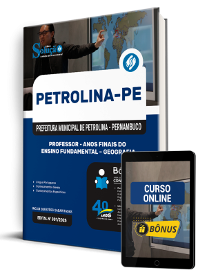 Apostila Prefeitura de Petrolina - PE 2025 - Professor de Anos Finais do Ensino Fundamental – Geografia - Imagem 1