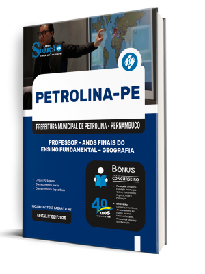 Apostila Prefeitura de Petrolina - PE 2025 - Professor de Anos Finais do Ensino Fundamental – Geografia - Imagem 2
