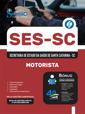 Apostila SES-SC 2025 - Motorista - Imagem 3