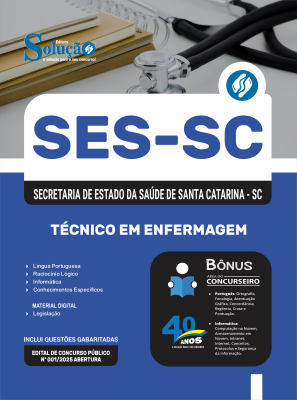 Apostila SES-SC 2025 - Técnico em Enfermagem - Imagem 3