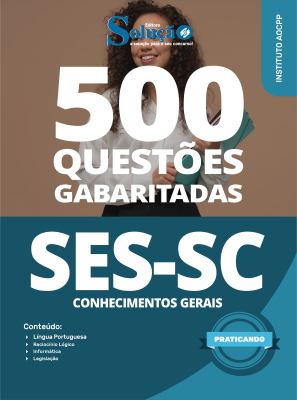 Caderno de Questões SES-SC - Conhecimentos Gerais - 500 Questões Gabaritadas - Imagem 2