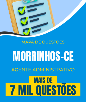 Mapa de Questões Online - Pref. Morrinhos-CE - Agente Administrativo - 7 Mil Questões - Imagem 1