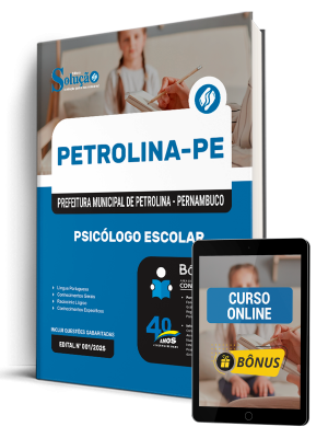Apostila Prefeitura de Petrolina - PE 2025 - Psicólogo Escolar - Imagem 1