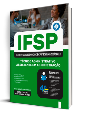 Combo IFSP 2026 - Técnico Administrativo - Assistente em Administração - Imagem 2