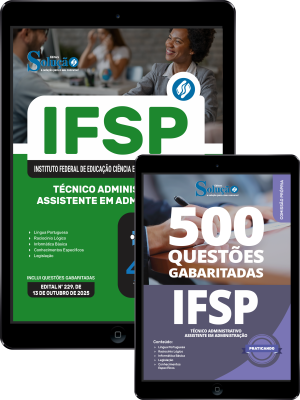 Combo IFSP 2025 - Técnico Administrativo - Assistente em Administração - Imagem 1
