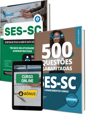 Combo SES-SC 2025 - Técnico em Atividades Administrativas - Imagem 1