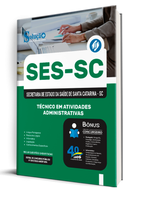 Combo SES-SC 2025 - Técnico em Atividades Administrativas - Imagem 2