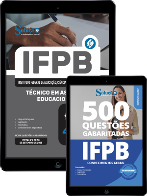 Combo IFPB 2025 - Técnico em Assuntos Educacionais - Imagem 1