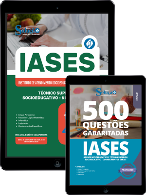 Combo IASES 2025 - Técnico Superior Socioeducativo - Nutricionista - Imagem 1