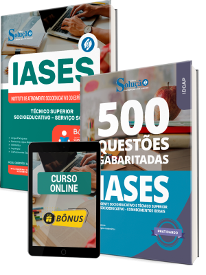 Combo IASES 2025 - Técnico Superior Socioeducativo - Serviço Social - Imagem 1