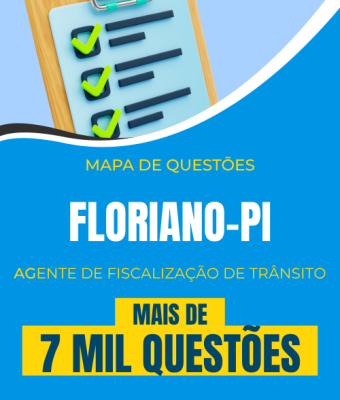 Mapa de Questões Online - Pref. Floriano-PI - Agente de Fiscalização de Trânsito - 7 Mil Questões - Imagem 1