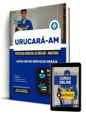 Apostila Prefeitura de Urucará - AM 2025 - Auxiliar de Serviços Gerais - Imagem 1