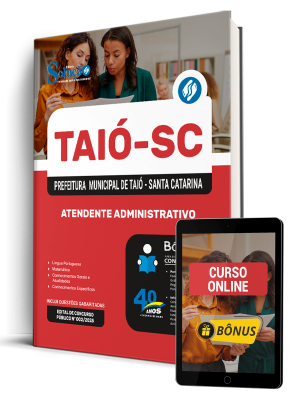 Apostila Prefeitura de Taió - SC 2025 - Atendente Administrativo - Imagem 1