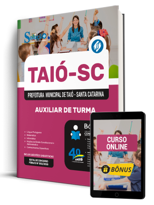 Apostila Prefeitura de Taió - SC 2025 - Auxiliar de Turma - Imagem 1
