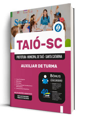 Apostila Prefeitura de Taió - SC 2025 - Auxiliar de Turma - Imagem 2