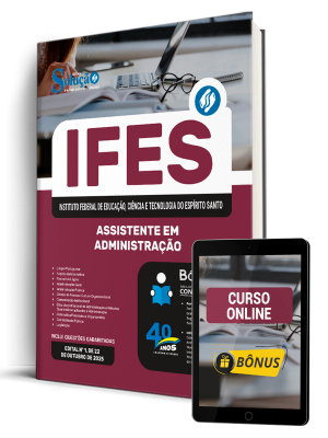 Apostila IFES 2026 - Assistente em Administração - Imagem 1