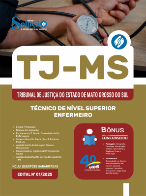 Apostila TJ-MS 2025 - Técnico de Nível Superior - Enfermeiro - Imagem 3