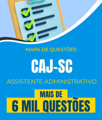 Mapa de Questões Online - Companhia Águas de Joinville-SC - Assistente Administrativo - 6 Mil Questões - Imagem 1