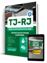 Capa Apostila TJ-RJ 2025 - Técnico de Atividade Judiciária
