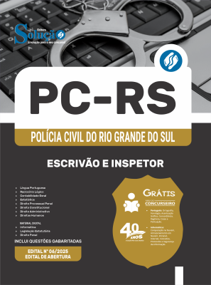 Apostila PC-RS 2025 - Escrivão e Inspetor - Imagem 3